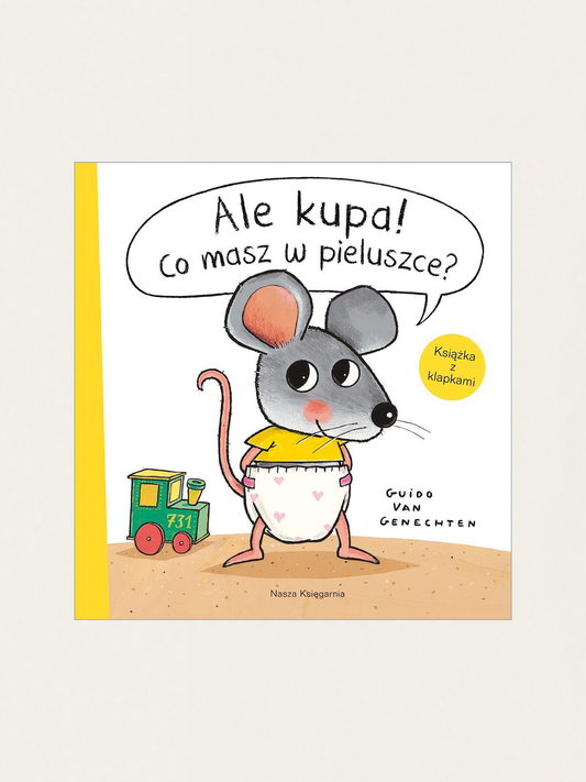 Ale kupa! Co masz w pieluszce?