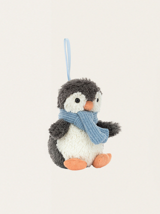 Zawieszka Pingwin w szaliku 10 cm