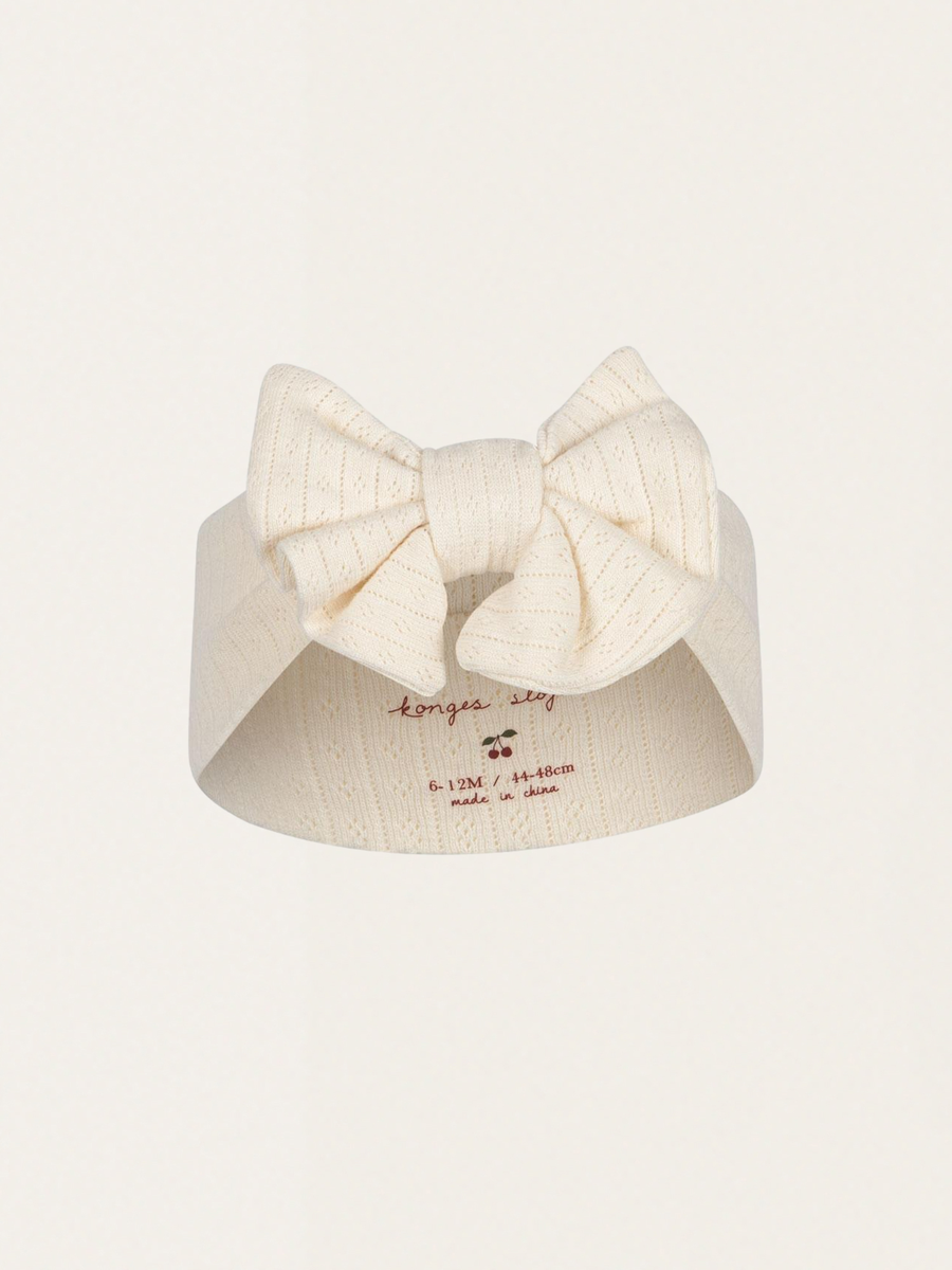 Bawełniana opaska Bambi Bonnet Antique White