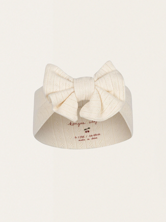 Bawełniana opaska Bambi Bonnet Antique White