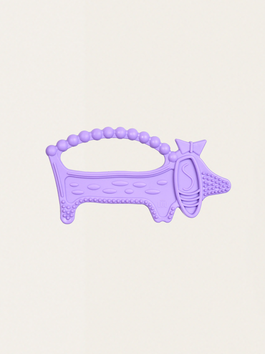 Płaski gryzak sensoryczny Luuie The Dog