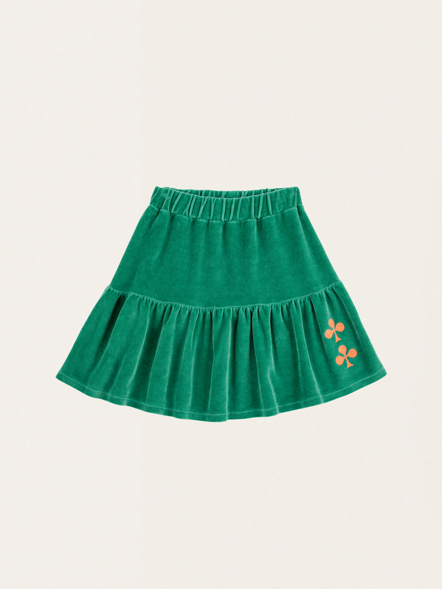 Bawełniana spódniczka welurowa Kids Clover