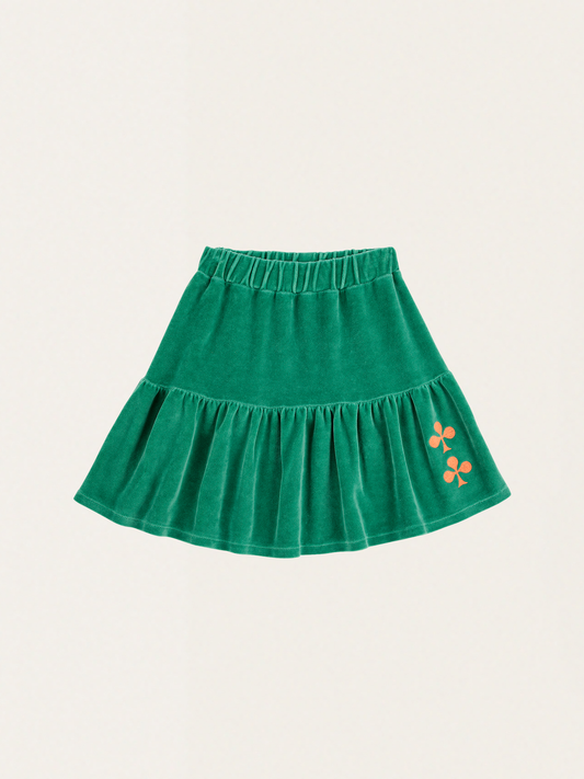 Bawełniana spódniczka welurowa Kids Clover