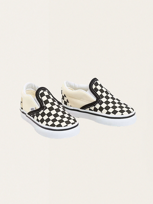 Tenisówki wsuwane Slip-On V Checkerboard Black&White