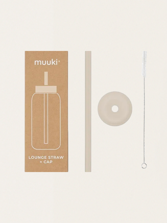 Zestaw rurka, szczoteczka i nasadka do butelki Muuki 720 ml