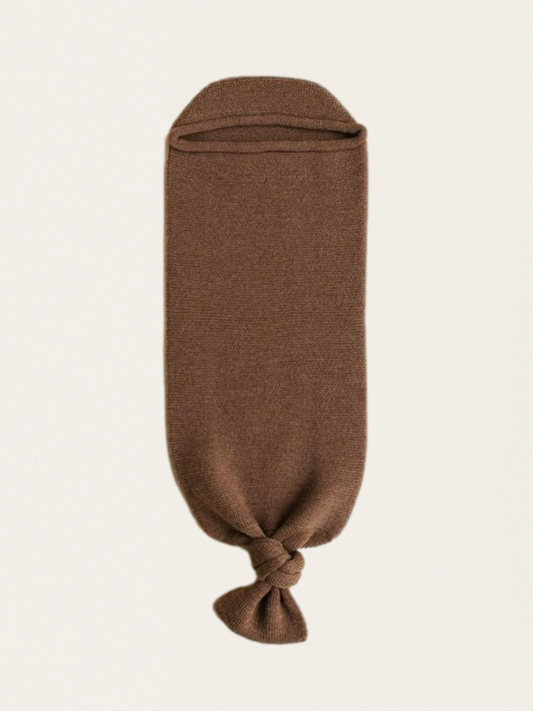 Kokon z wełny merino Mocha