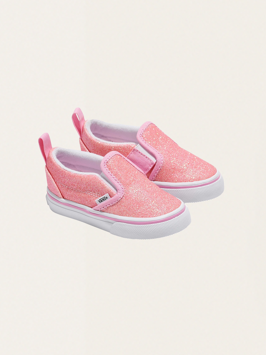 Tenisówki wsuwane Slip-On V Glitter Pink