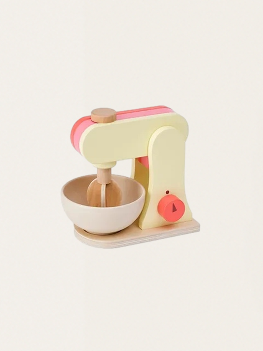 Drewniany mikser stojący