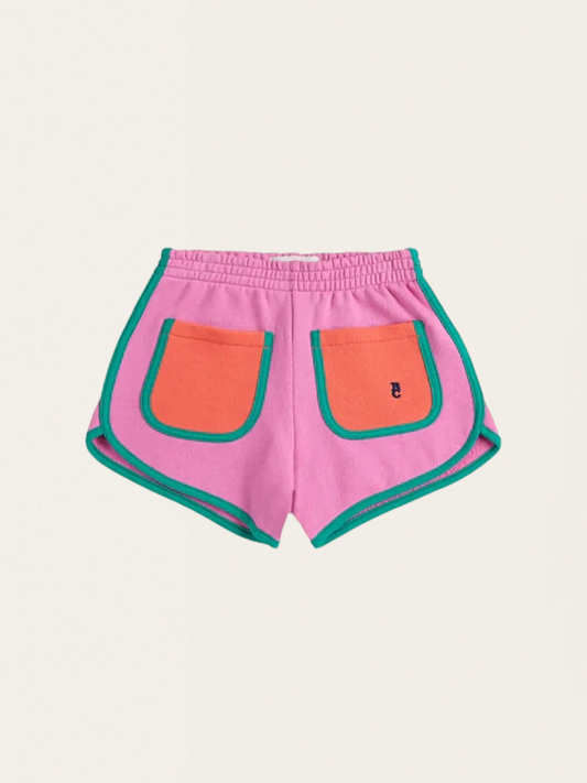 Krótkie spodenki Kids Color Block Pink