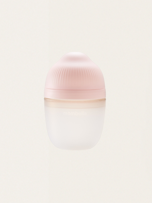 Butelka antykolkowa silikonowa Breast Shape Old Roze