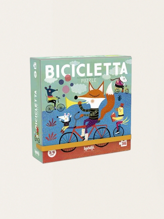 Puzzle Na rowerach, Bicicletta - 36 elementów