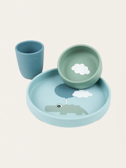 Silikonowy zestaw obiadowy