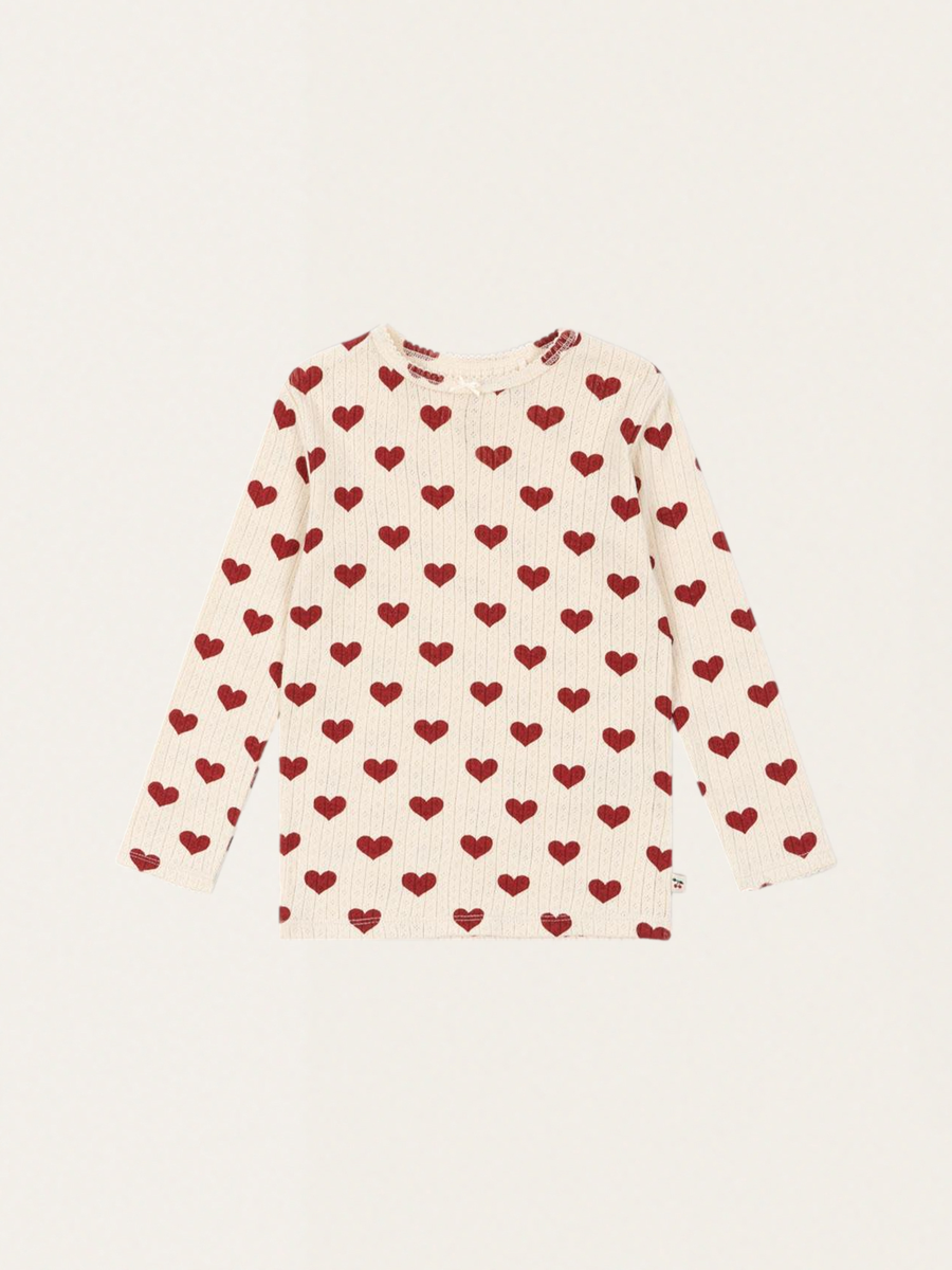 Bawełniany long sleeve Minnie Amour Rouge