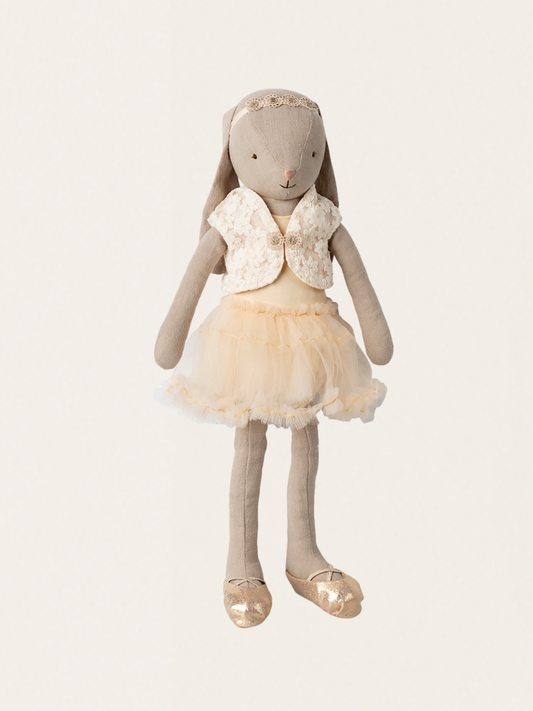 Przytulanka króliczek rozmiar 3 Ballet suit and skirt cream