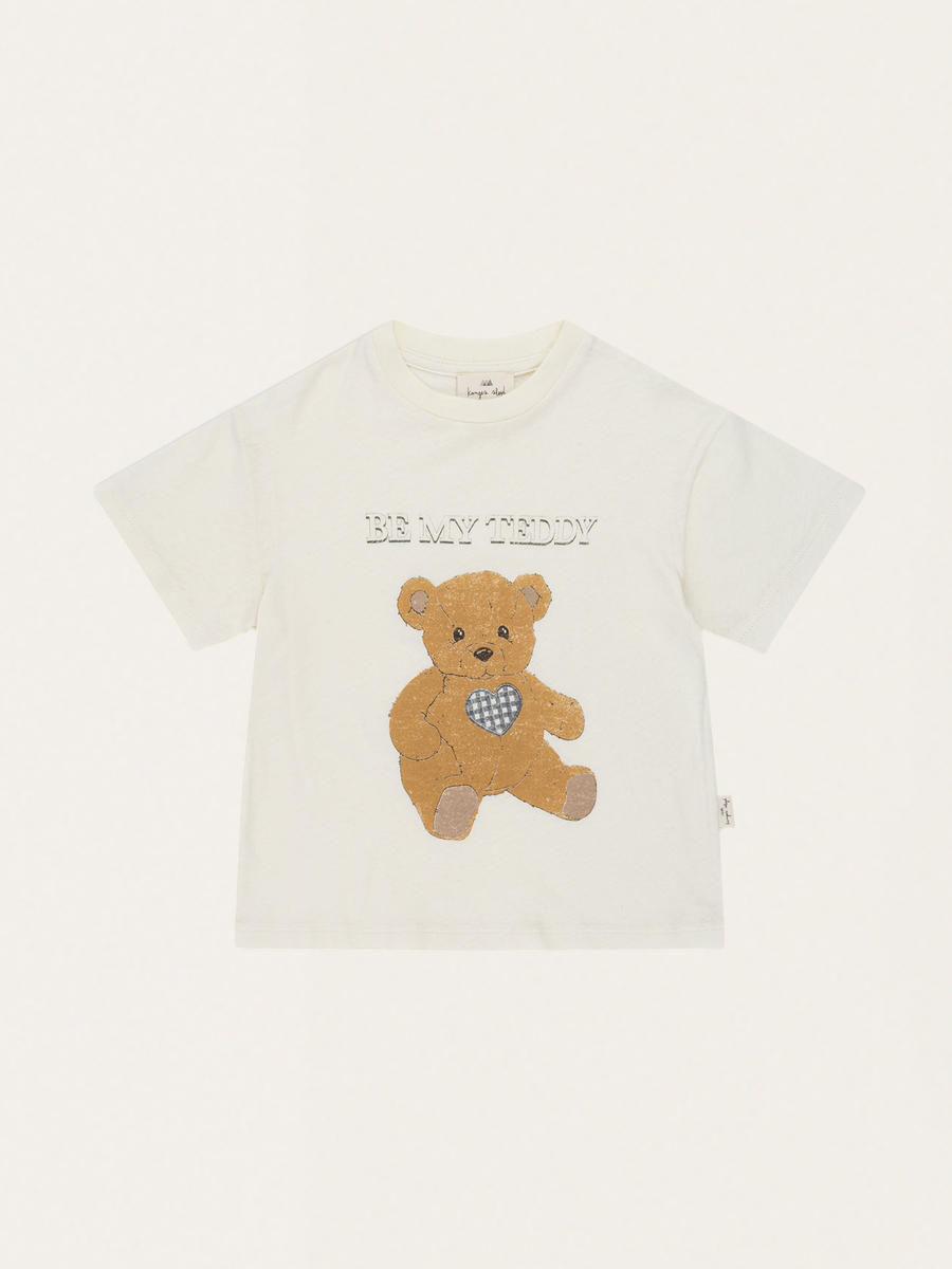Bawełniany T-shirt z lnem Era Tee