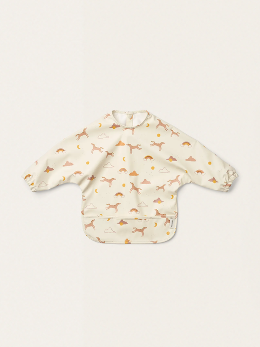 Wodoodporny śliniak z długim rękawem Merle