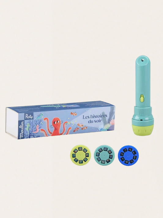 Latarka z projektorem bajek