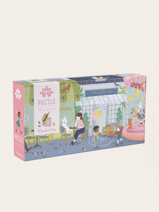 Puzzle 350 elementów Paryska Ulica