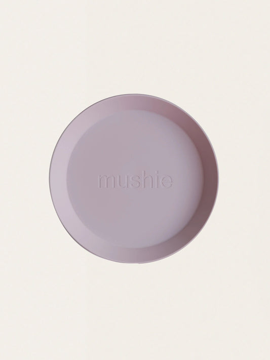 Zestaw dwóch płaskich talerzyków