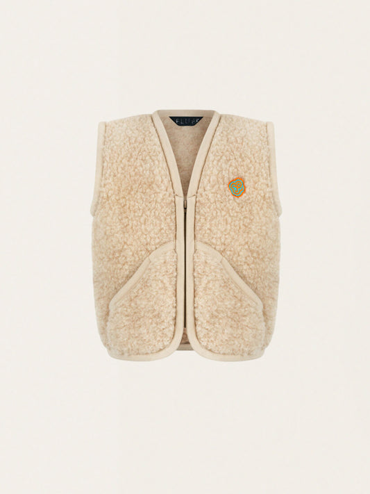 Wełniana kamizelka Beige