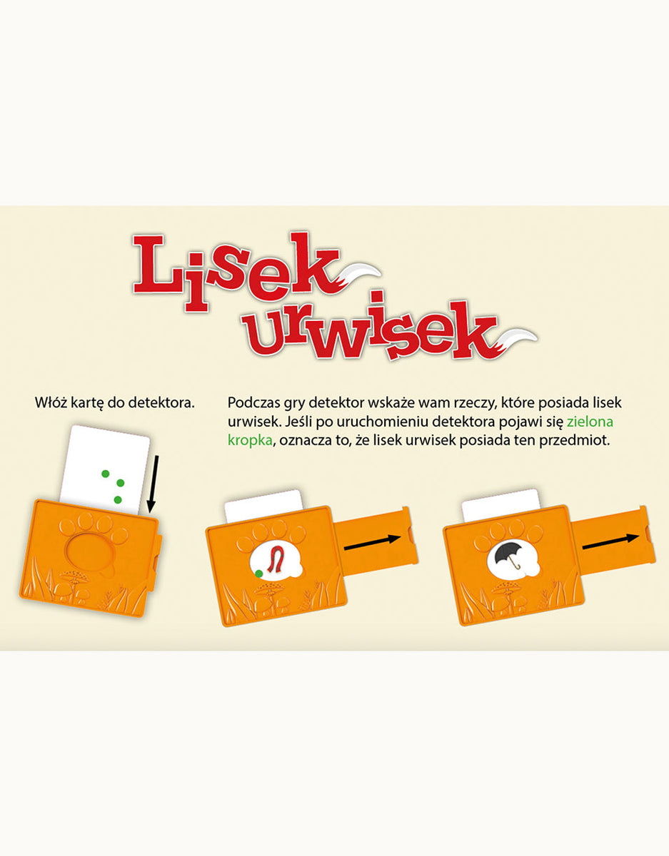 Lisek urwisek. Gra detektywistyczna