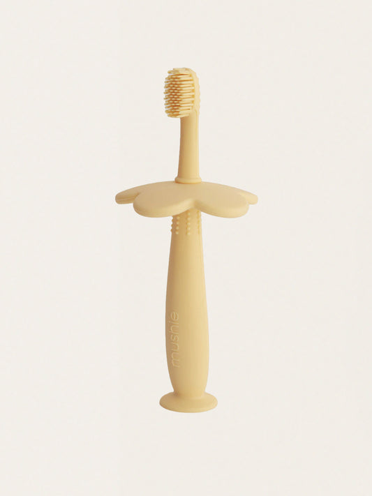 Silikonzahnbürste zum Erlernen des Zähneputzens