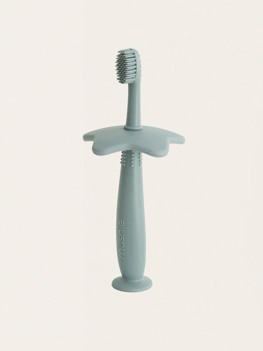 Silikonzahnbürste zum Erlernen des Zähneputzens