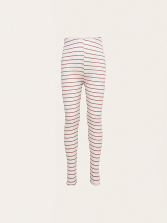 Jedwabne legginsy Dusty Stripes