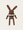 Ekologiczna przytulanka z alpaki Bunny dark mocha jaquard sweater
