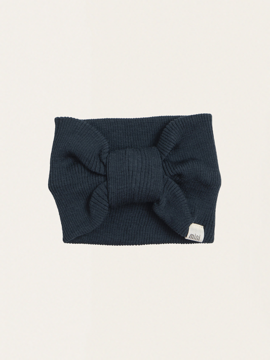 Elastyczna opaska z wełny merino Navy Teal