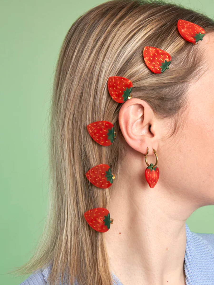 Spinka do włosów Strawberry