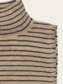 Wełniany komin Louli STRIPE BLUIE