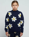 Wełniany sweter Kids - BIG FLOWER