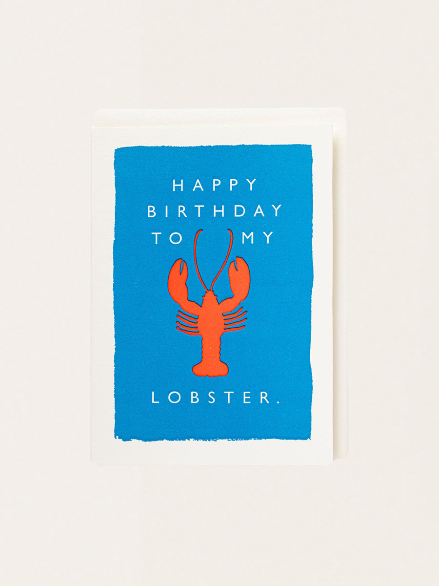 Kartka okolicznościowa z kopertą Lobster B day