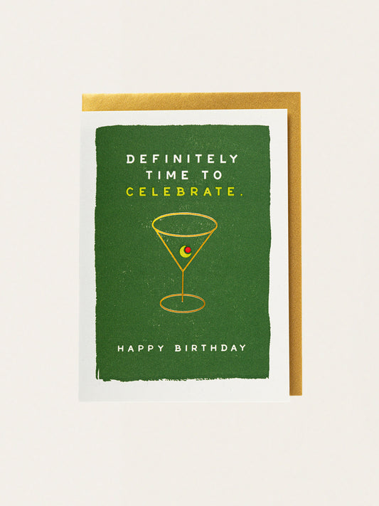 Kartka okolicznościowa z kopertą Martini Birthday