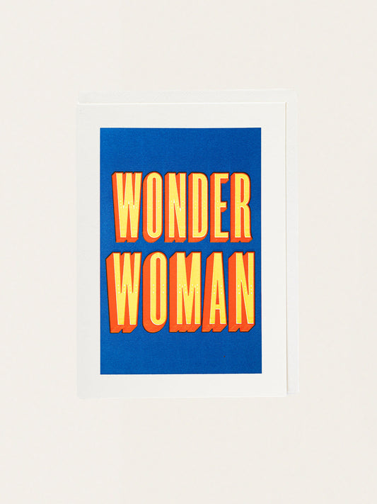 Kartka okolicznościowa z kopertą Wonder woman