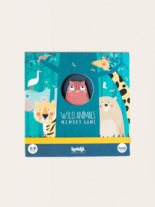 Memo dla dzieci Wild animals