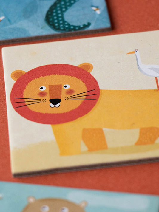 Memo dla dzieci Wild animals