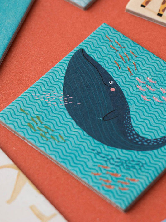 Memo dla dzieci Wild animals