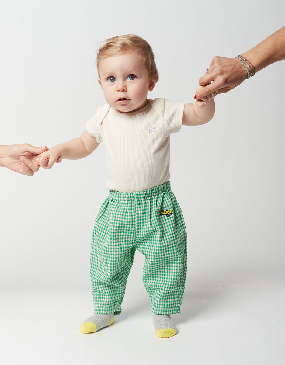 Bawełniane spodnie Baby Vichy
