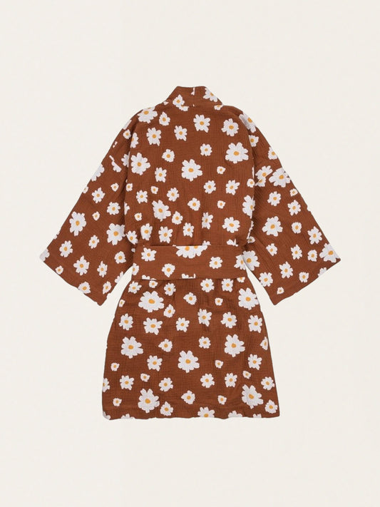 Muślinowe kimono / szlafrok