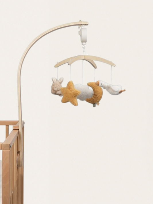 Drewniana karuzela do łóżeczka Newborn Naturals