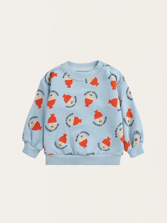 Bawełniana bluza Baby Morning Egg all over