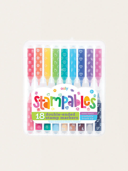 Flamastry ze stempelkami Stampables