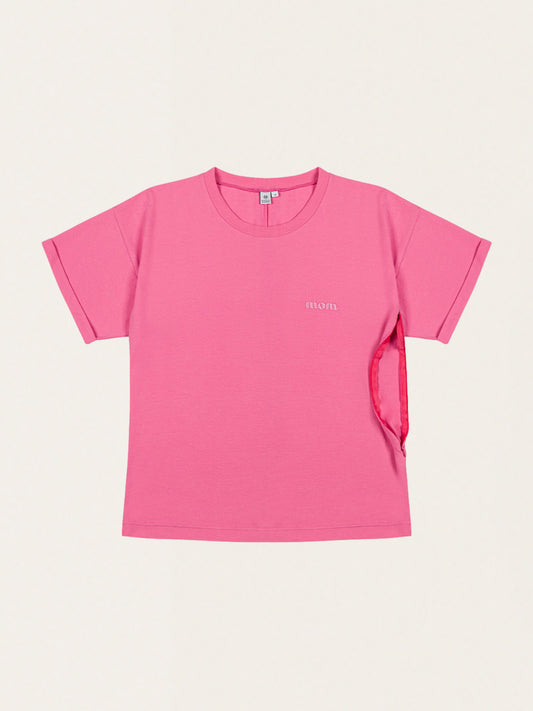 T-shirt do karmienia z łatwym dostępem Pink