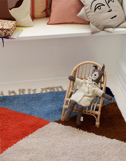 Rattanowy fotel dla lalek Kuku Doll Chair
