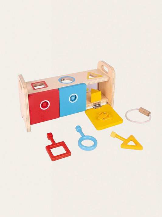 Drewniany sorter z kluczykami