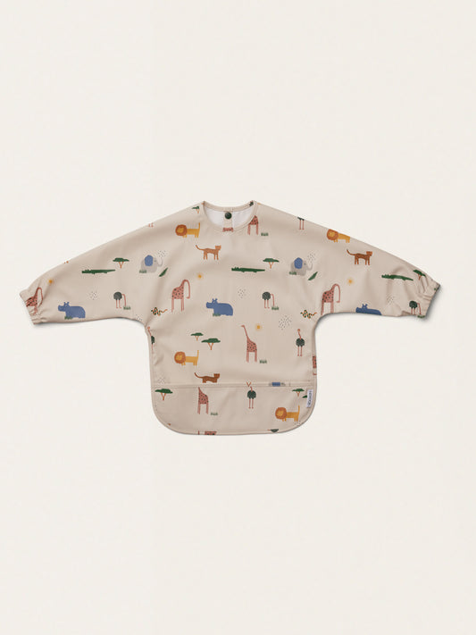 Wodoodporny śliniak z długim rękawem Merle