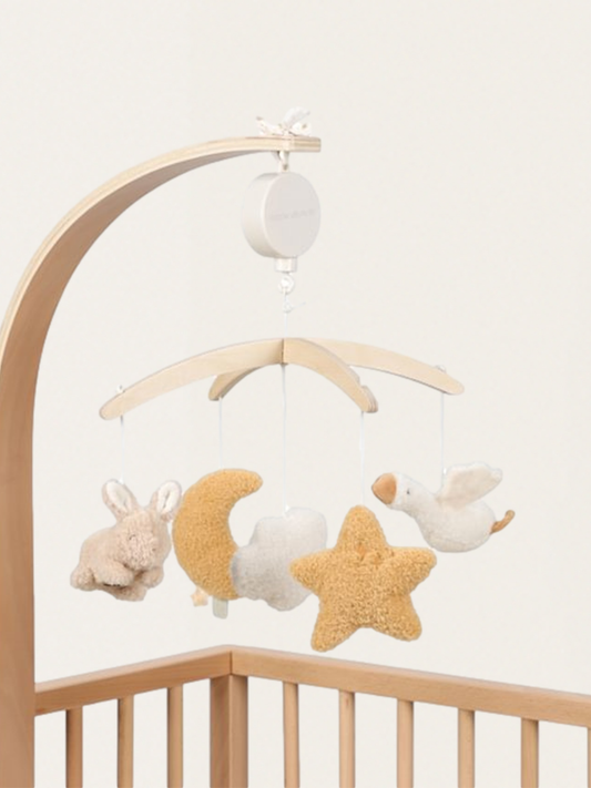 Drewniana karuzela do łóżeczka Newborn Naturals
