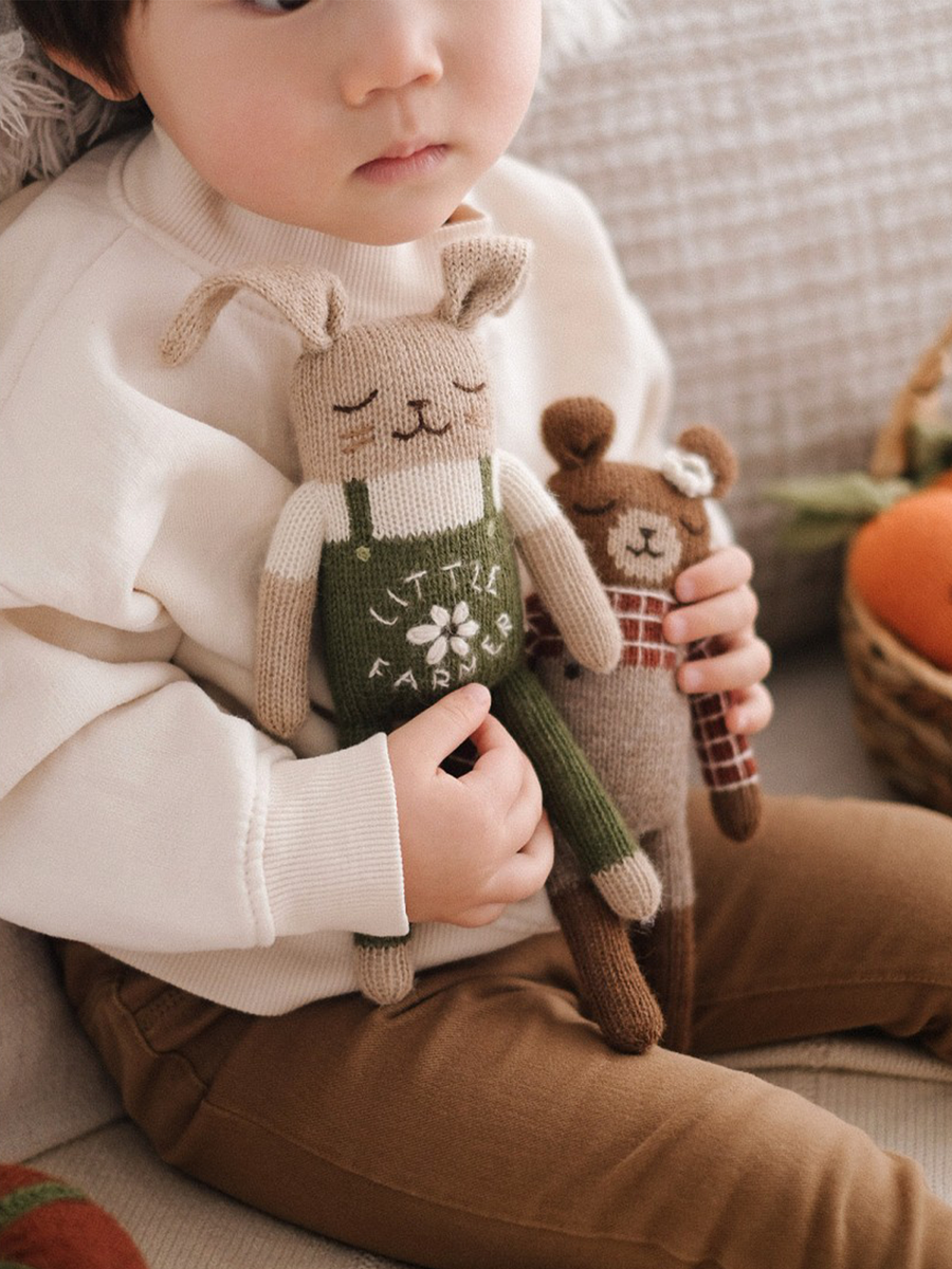 Ekologiczna przytulanka z alpaki Bunny Little Farmer